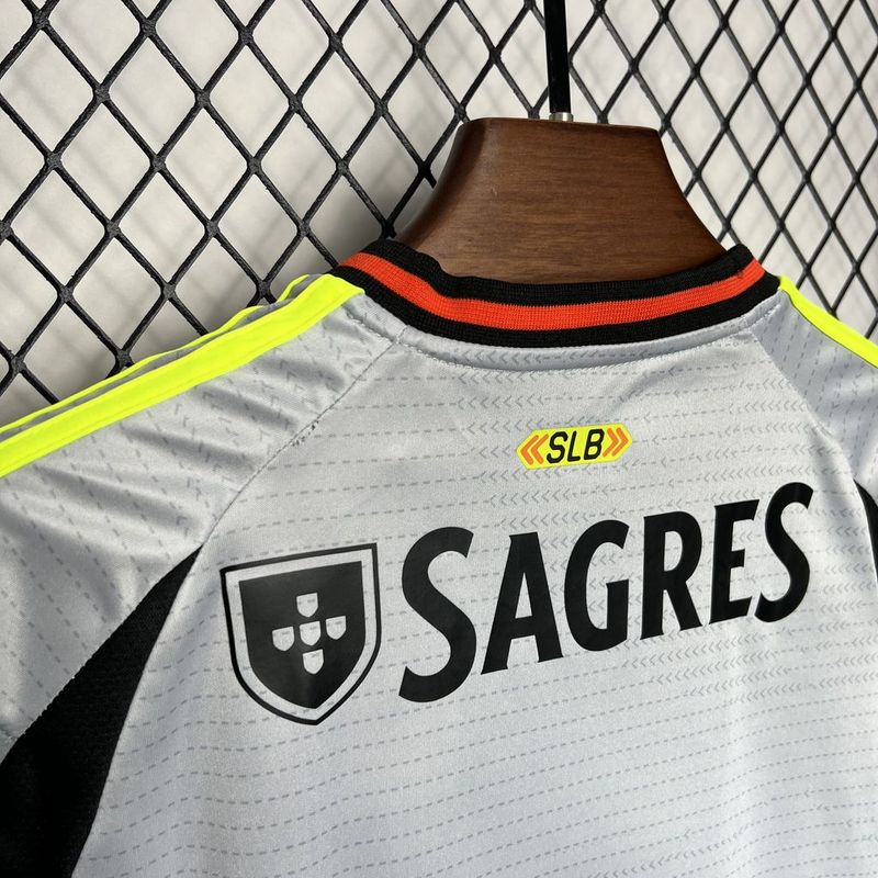 Conjunto Infantil Benfica 24/25 - Cinza