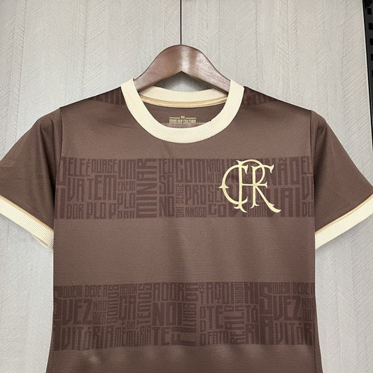 Camisa Flamengo Identidade - Marrom - (Feminina)
