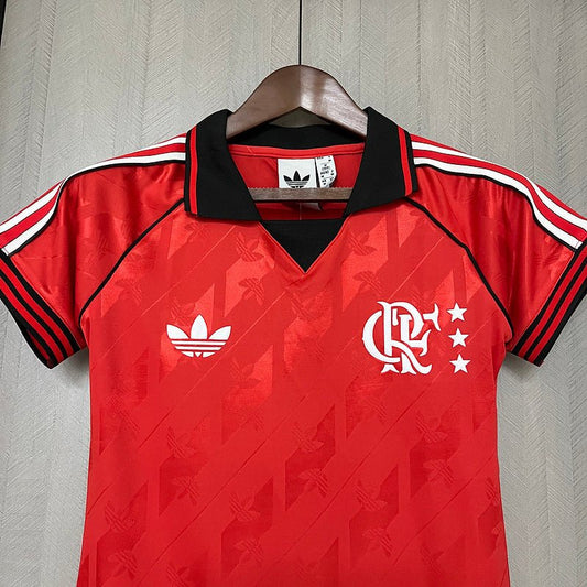 Camisa Flamengo Lifestyle 24/25 - Vermelho - (Feminina)