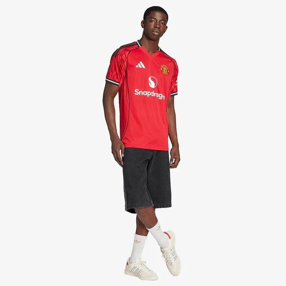 Camisa Manchester United I 2025/26 Adidas Torcedor