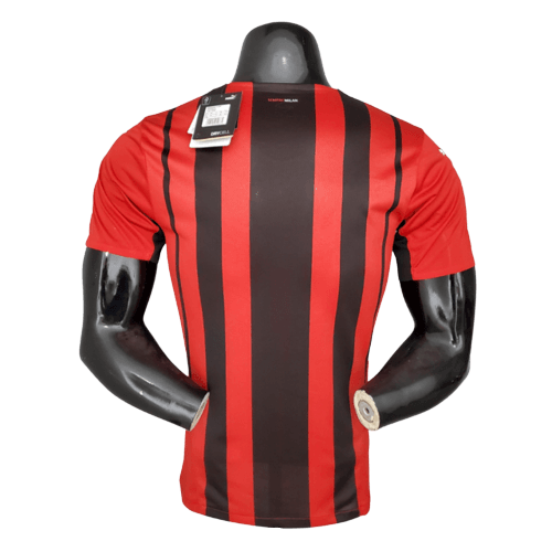 Camisa Milan 21/22 - Vermelha e Preta - Puma - Masculino Jogador