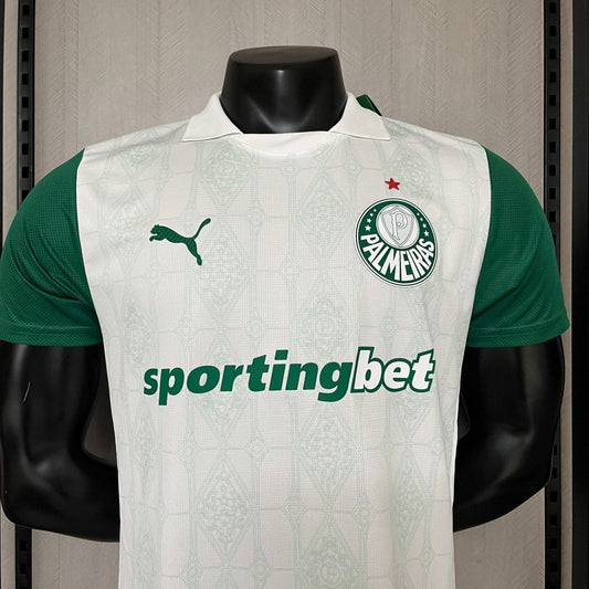Camisa Palmeiras AWAY 2025 - Branca - Jogador