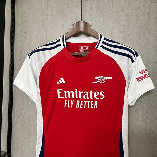 Conjunto Infantil Arsenal Home 24/25 - Vermelho