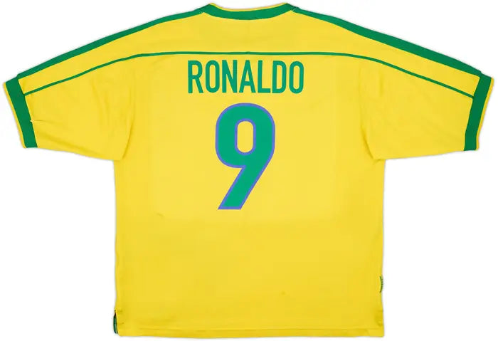 [PRONTA ENTREGA] Camisa Retrõ Brasil Ronaldo Fenõmeno 1998