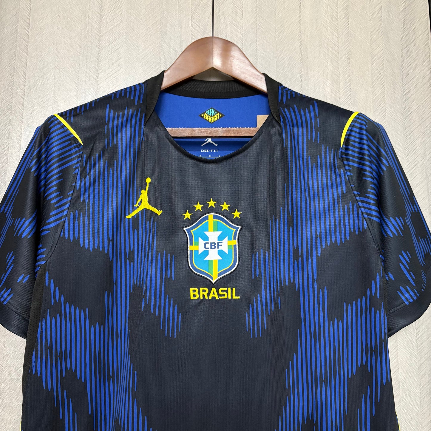 [PRONTA ENTREGA] Camisa Brasil Away 2026 Azul e Preta - Torcedor