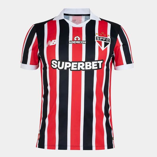 Camisa São Paulo II 2026/27 Jogador New Balance Masculina - Vermelho+Branco