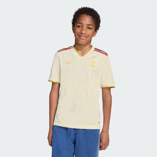 Kit Infantil Flamengo III 25/26 Torcedor Adidas