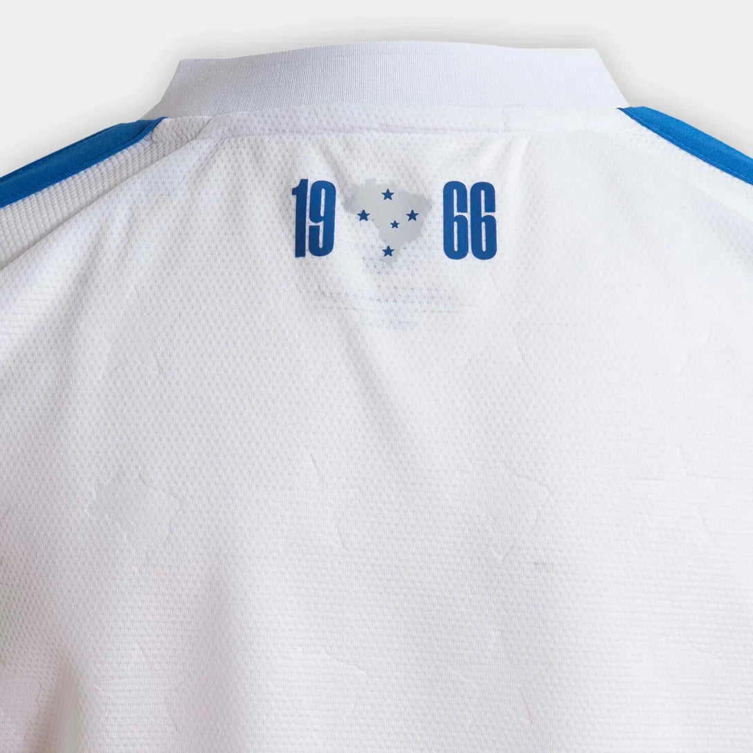 Camisa Cruzeiro II 2026/27 Torcedor Adidas Feminina - Branco+Azul