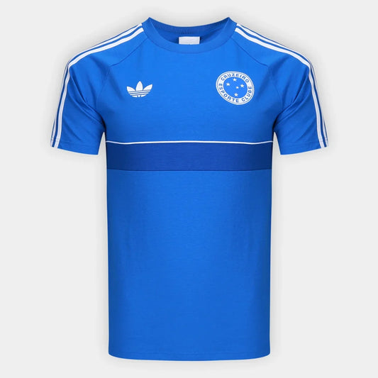 Camiseta Cruzeiro Adidas Originals Masculina - Azul