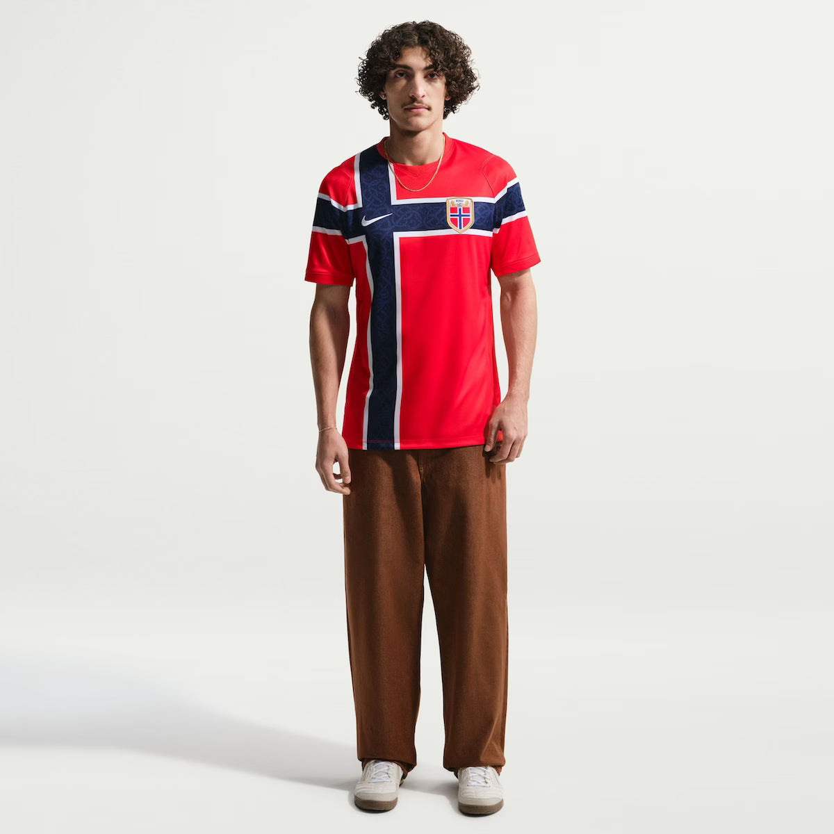 Camisa da Noruega I 26/27 Torcedor Nike Masculina