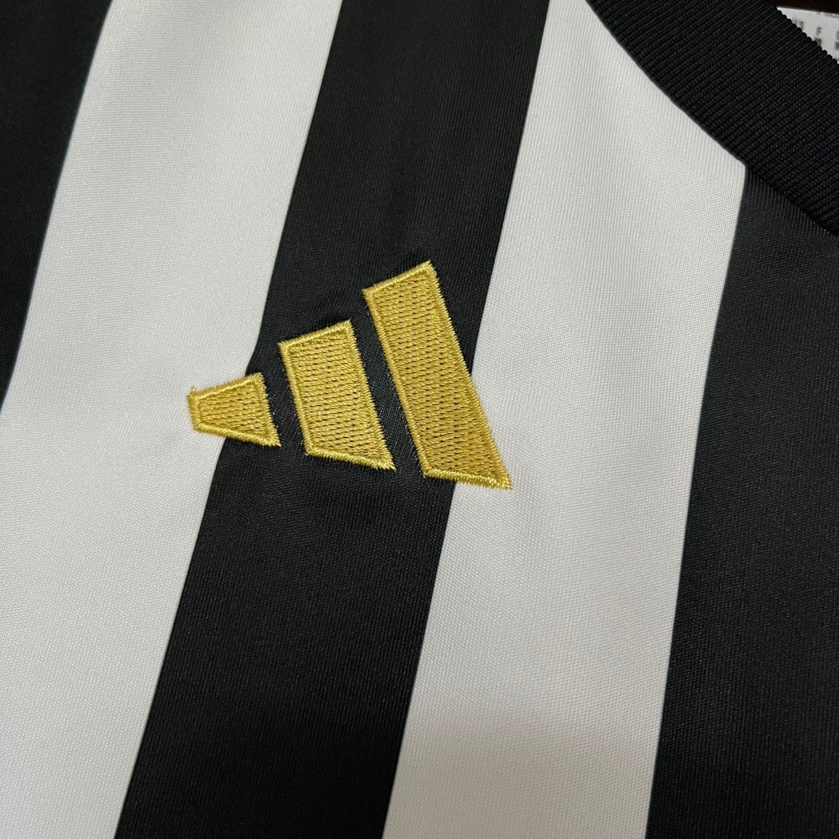 Camisa 1 Atlético MG 25/26 Preta e branca - (Feminina)