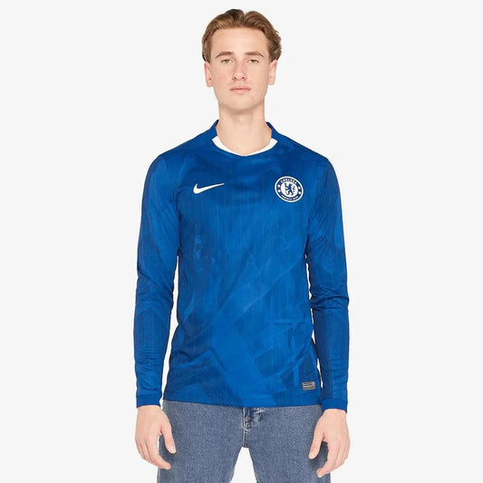 Camisa Chelsea I 2025/26 Nike Manga Longa Torcedor