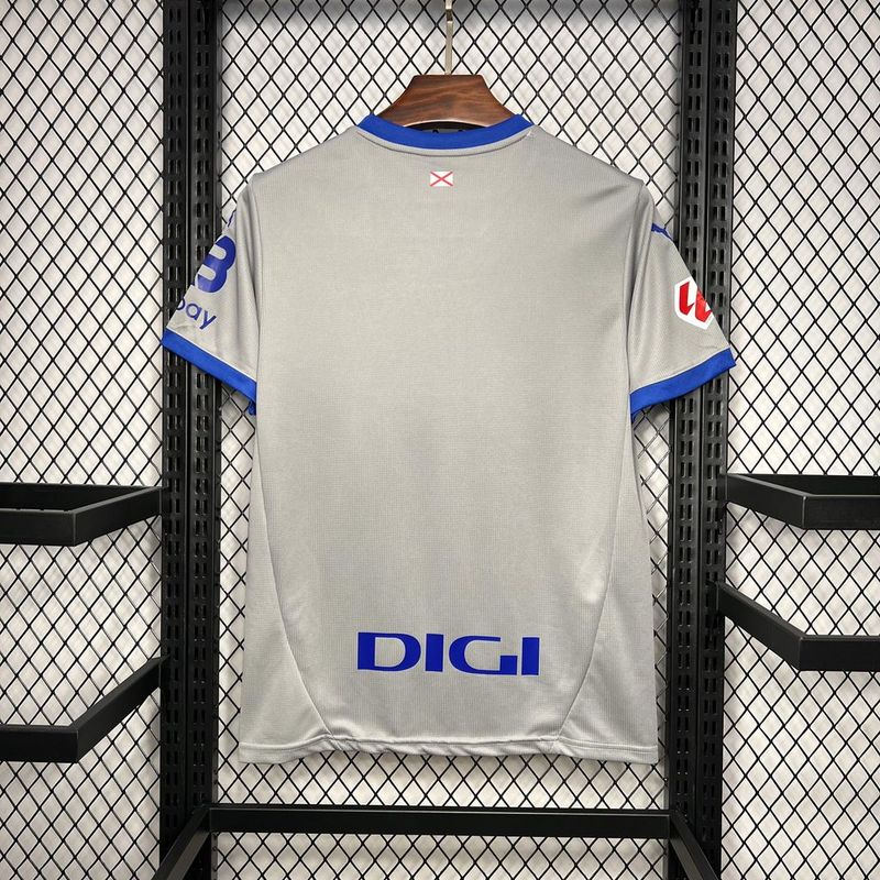 Camisa do Alavés I 24/25 Cinza