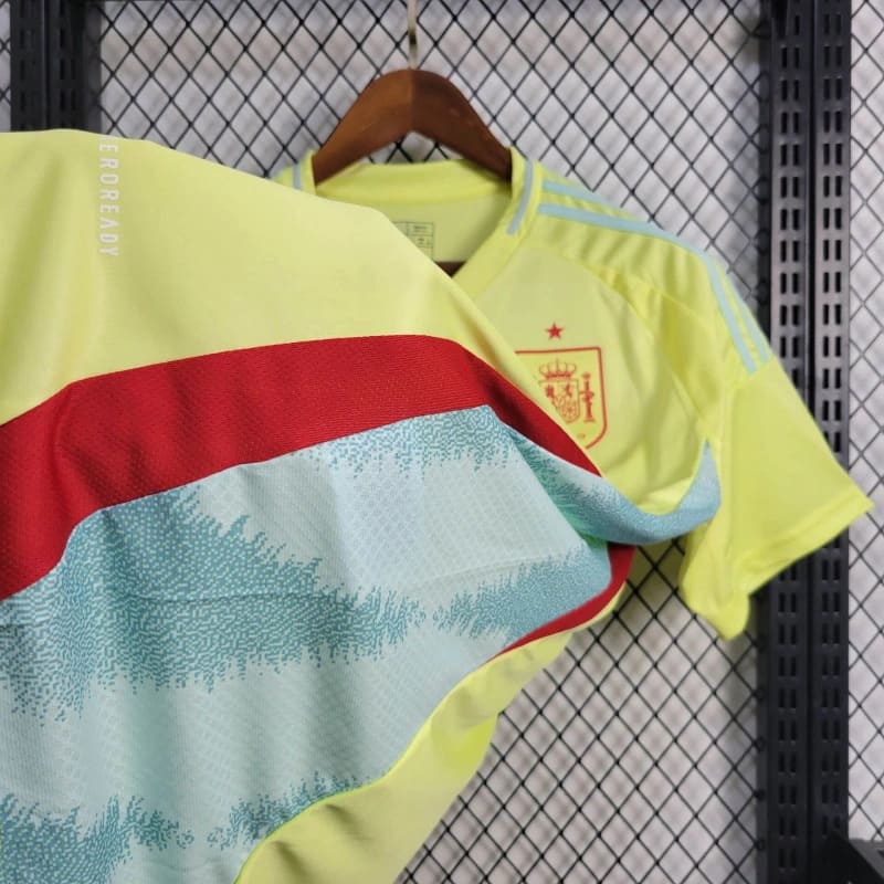 Camisa Espanha Away 24/25 s/n° Torcedor Adidas Masculino - Amarelo