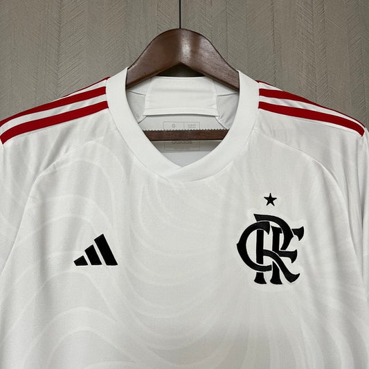 Camisa Flamengo II 24/25 s/n° Torcedor Adidas Masculina - Branco
