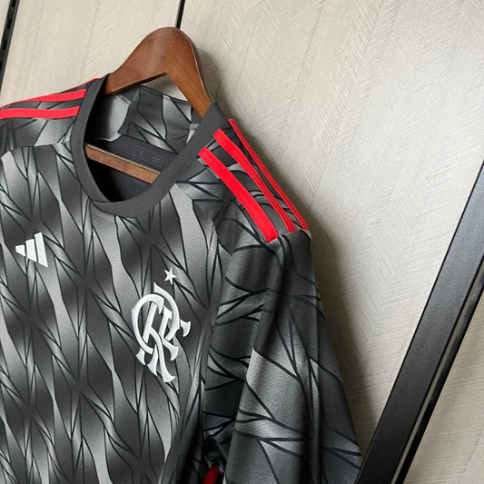 Camisa Flamengo III 24 Adidas - Cinza - (Feminina)