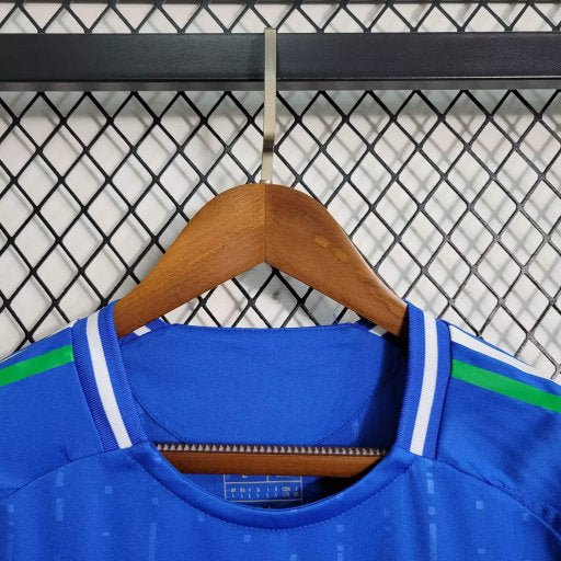 Camisa Itália Home 24/25 s/n° Torcedor Adidas Masculino - Azul