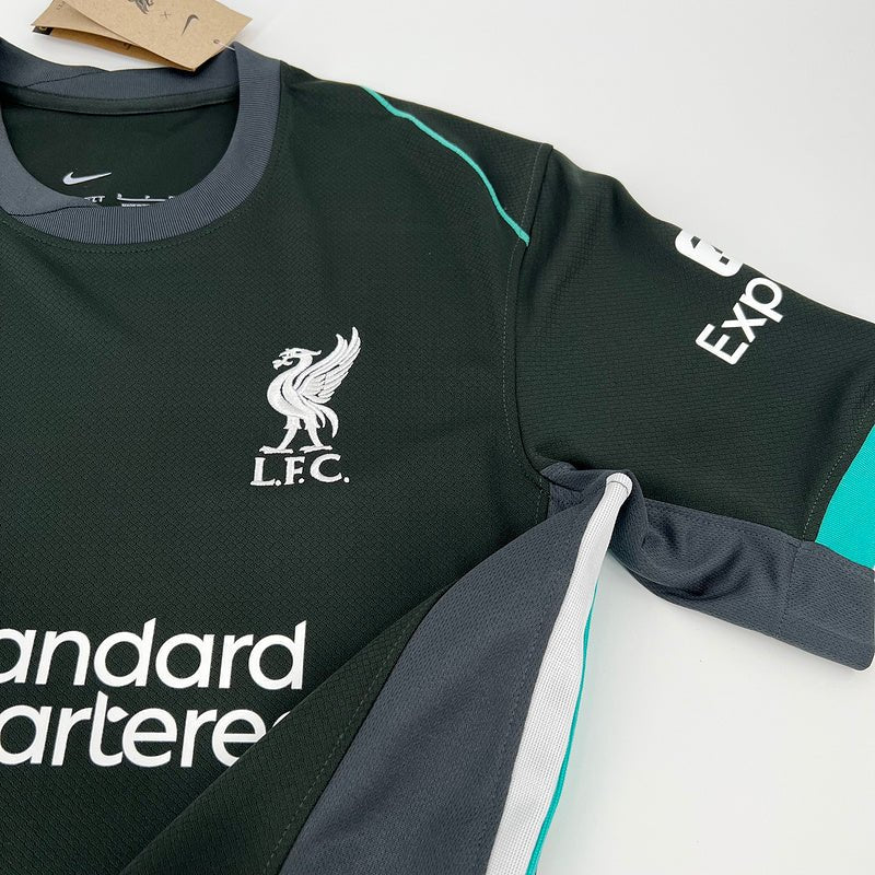 Camisa Liverpool Fora 24/25  Masculina - Preta