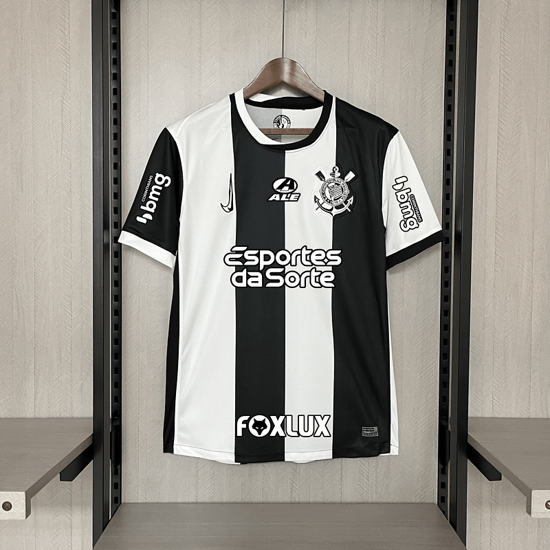 Camisa Nike Corinthians  III 24/25 - Preta e Branca
