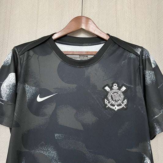 Camisa Nike Corinthians Pré-Jogo 25/26 Masculina - Preto