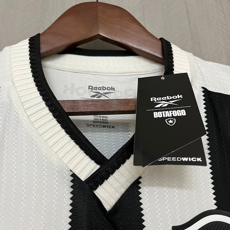 Camisa Reebok Botafogo 24/25 Casa - Preta e Branca