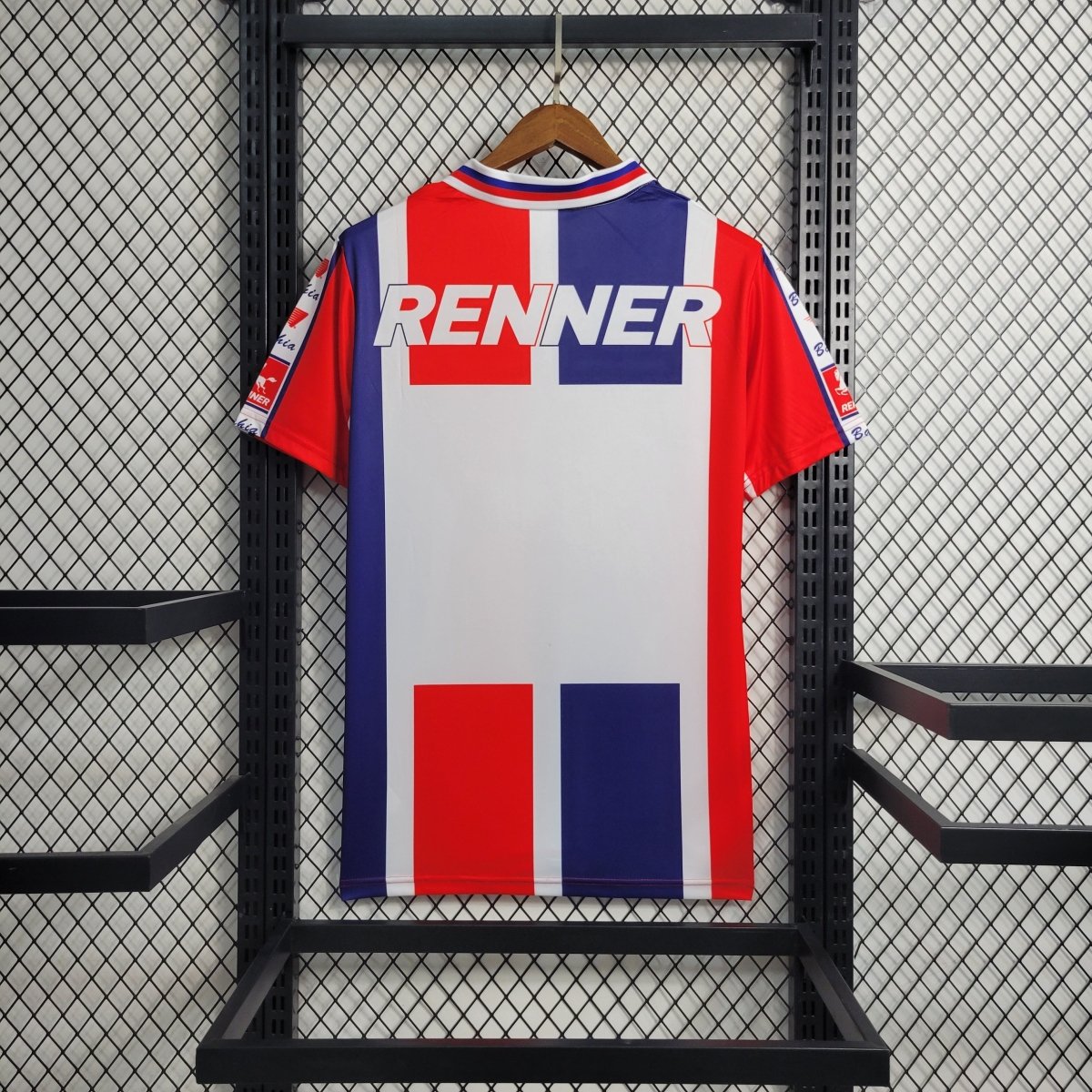 Camisa retrô Bahia 1996 - Vermelha e azul