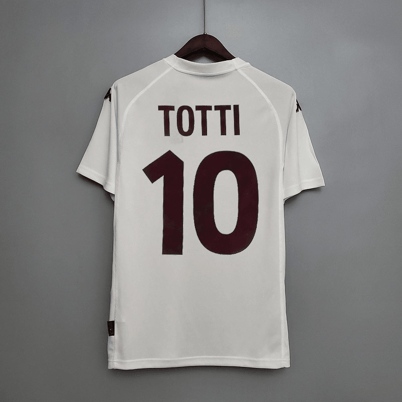 Camisa Roma Retrô 2000/2001 Branca - Kappa