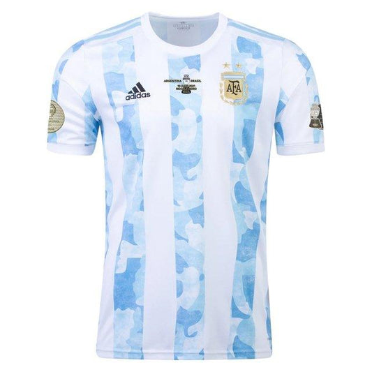 Camisa Seleção Argentina I [Final Copa América] 21/22 Adidas - Azul e Branca