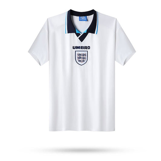 Camisa Seleção da Inglaterra Retrô Home 1996 Torcedor Umbro Masculina - Branco