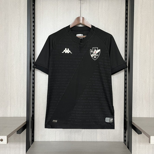 Camisa Vasco III 24/25 s/n° Kombat Kappa Masculina - Preto
