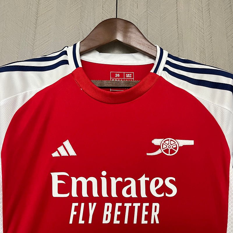 Conjunto Infantil Arsenal Home 24/25 - Vermelho