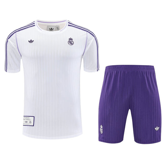Kit de Treino adulto Real Madrid 2025/26 Short e Camisa