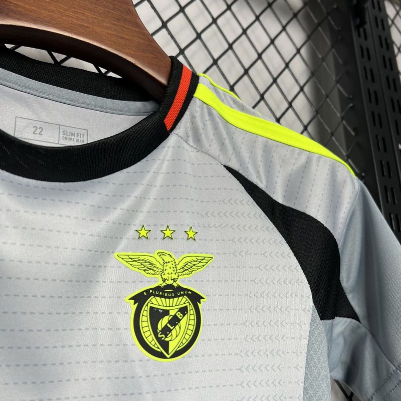 Conjunto Infantil Benfica 24/25 - Cinza