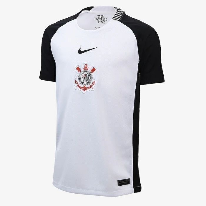 [PRONTA ENTREGA]  Camisa Nike Corinthians I 2025 - Preta e Branca - Masculina