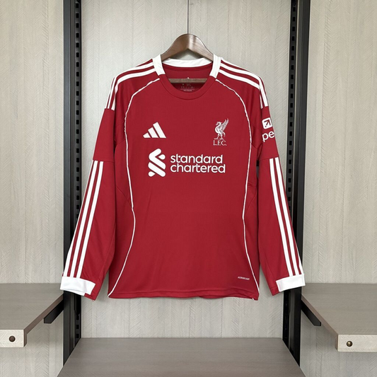 [PRONTA ENTREGA]  Camisa do Liverpool - Home Manga Longa 25/26