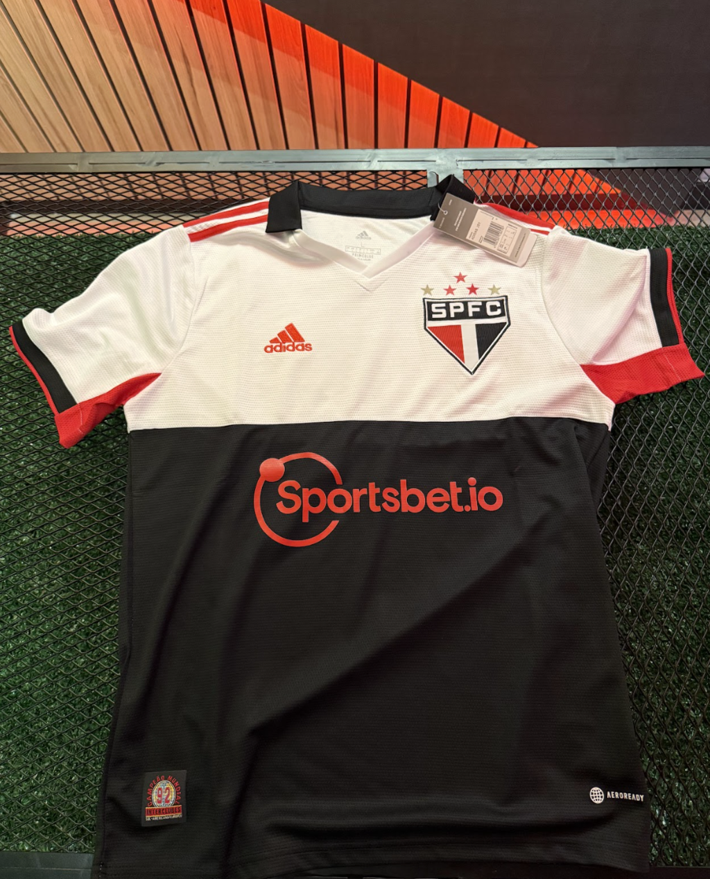 [PRONTA ENTREGA] Camisa São Paulo III 22/23 Preta e Branca