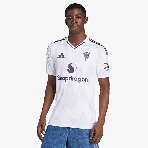 [PRONTA ENTREGA]  Camisa Manchester United II 2025/26 Branco e Roxo