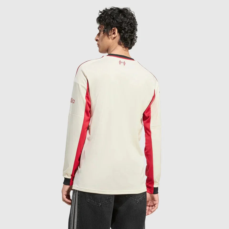 Camisa adidas Liverpool 2025/26 II Manga Longa