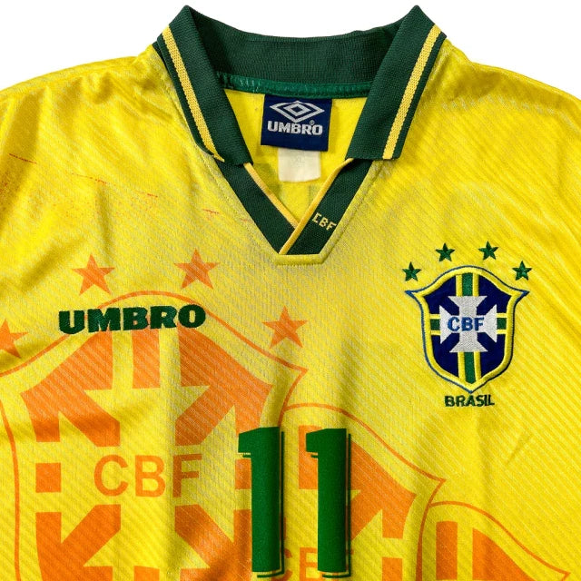[PRONTA ENTREGA] Camisa Seleção Brasil Oficial 1 Retrô Copa De 1994 Masculino