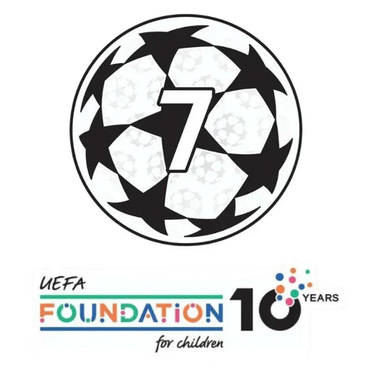 Kit 2 Patches Champions League 7 Troféus