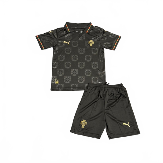 Conjunto Infantil Portugal Pantera Negra 2025/26