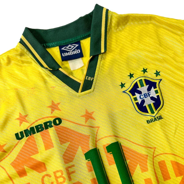 [PRONTA ENTREGA] Camisa Seleção Brasil Oficial 1 Retrô Copa De 1994 Masculino