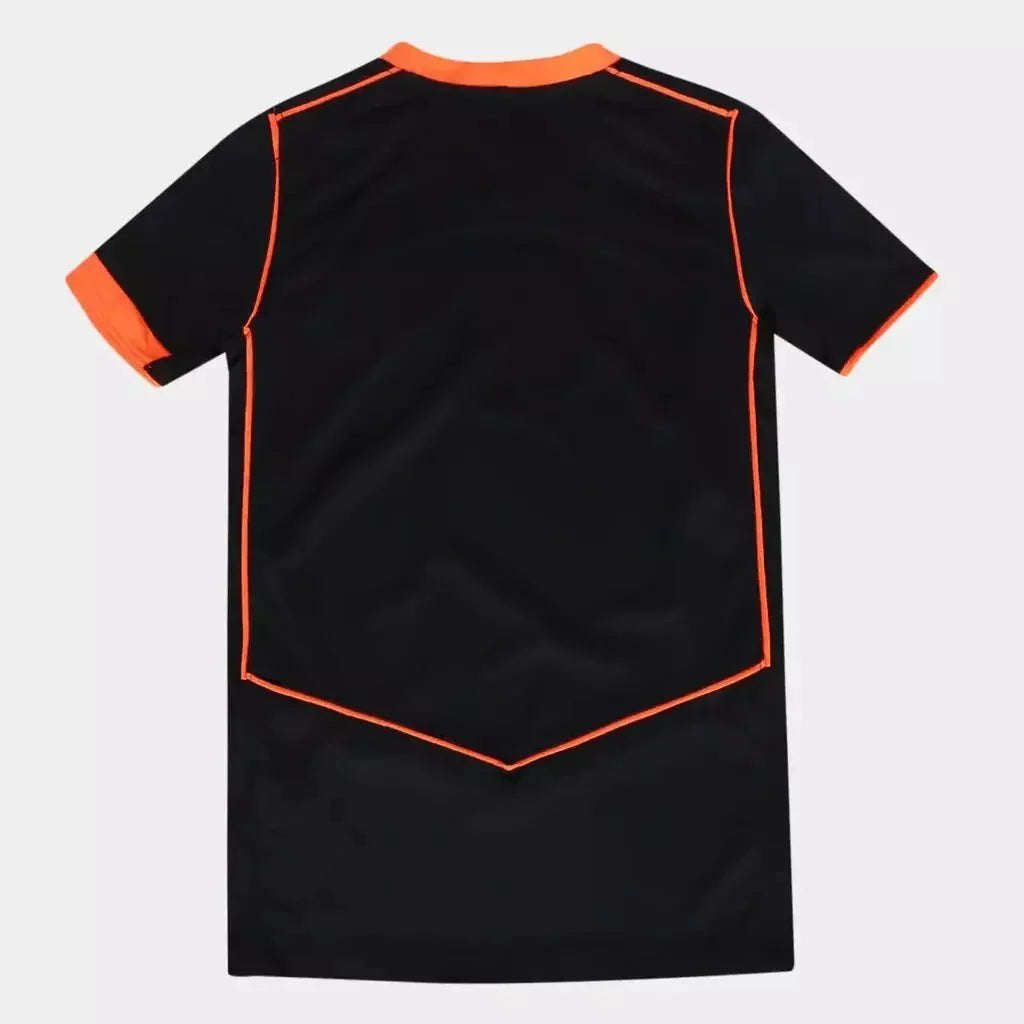 Kit Infantil Nike Total 90 Corinthians III 2025 Preto e Laranja
